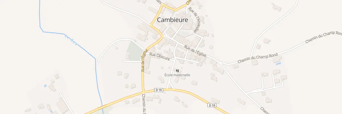 Plan du 59 Le Village à Cambieure