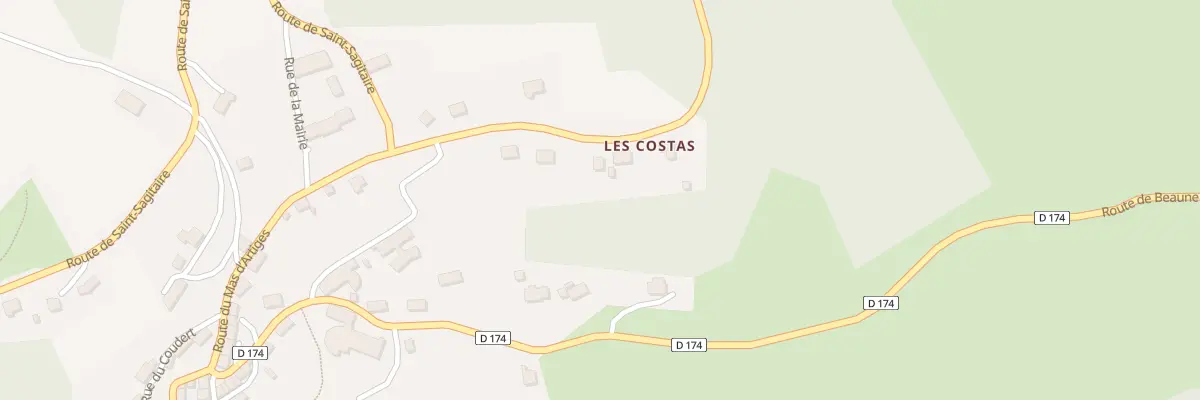 Plan du 5321 Les Costas à Saint-Setiers