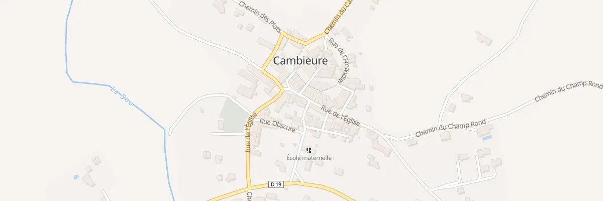Plan du 5000 Rue de l’Eglise à Cambieure