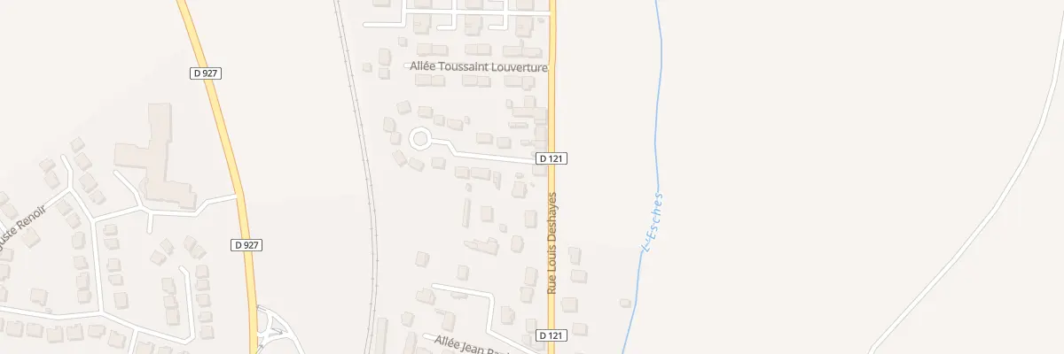 Plan du 91 Rue Louis Deshayes à Méru