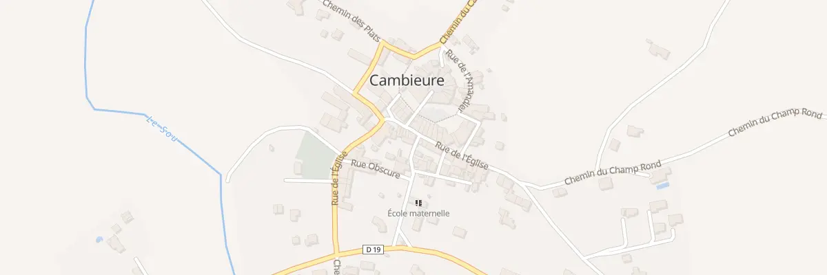 Plan du 55 Le Village à Cambieure