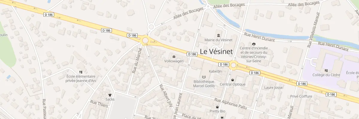 Plan du 65 Bd Carnot au Vésinet
