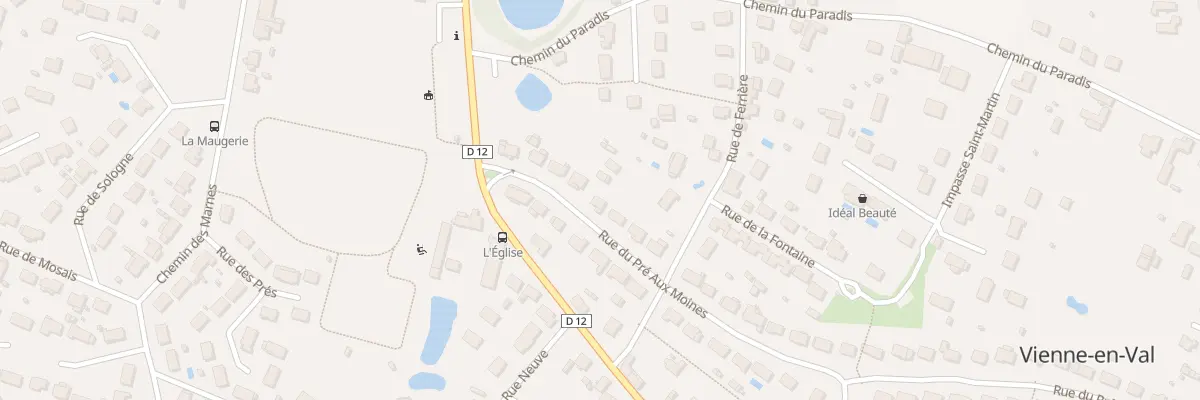 Plan du 52 Rue du Pré-aux-Moines à Vienne-en-Val