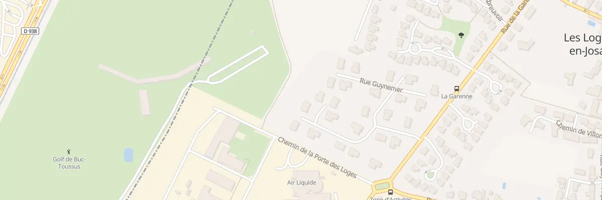 Plan du 1 All Maryse Bastie aux Loges-en-Josas
