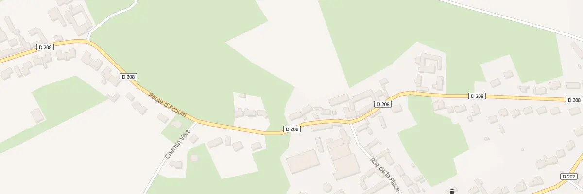 Plan du 50 Rte d’Acquin à Quelmes