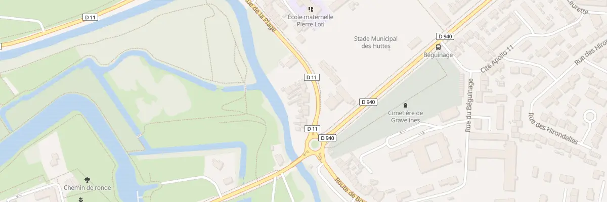 Plan du 9 Rue de la Plage à Gravelines