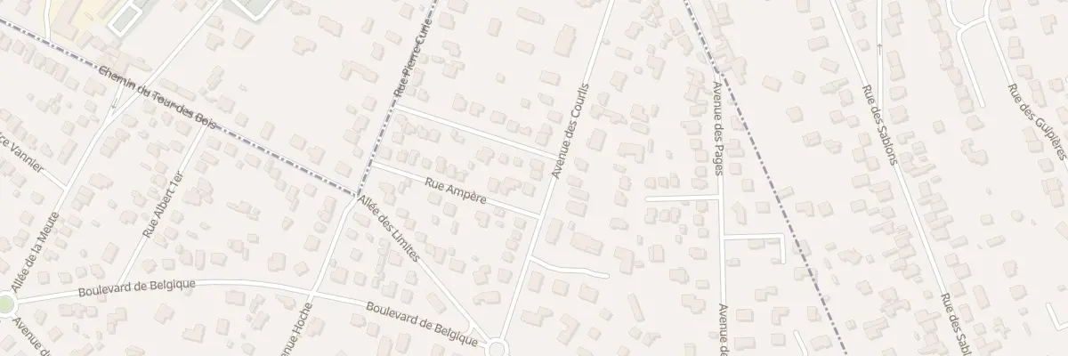 Plan du 45 Av des Courlis au Vésinet