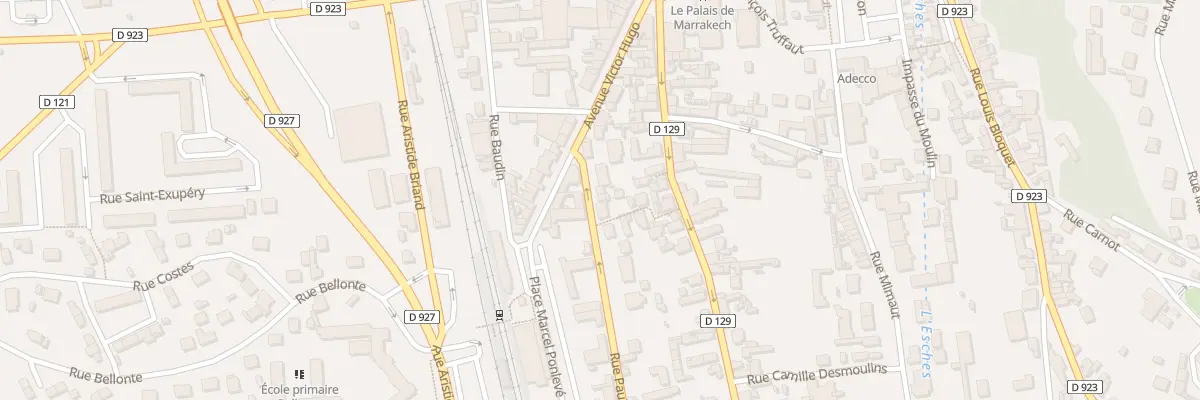 Plan du 7 Rue Paul V Couturier à Méru