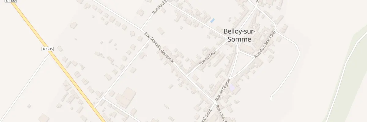 Plan du 10B Rue Marcelle Genevoix à Belloy-sur-Somme