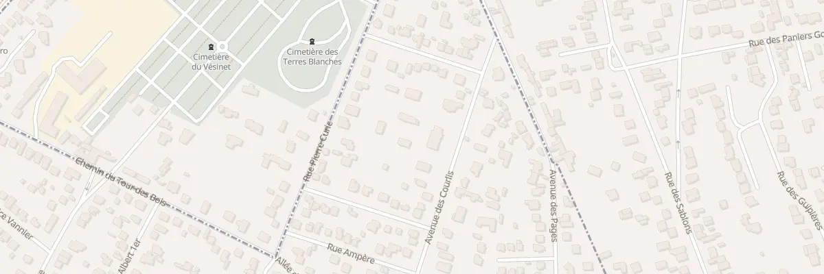 Plan du 59 Av des Courlis au Vésinet