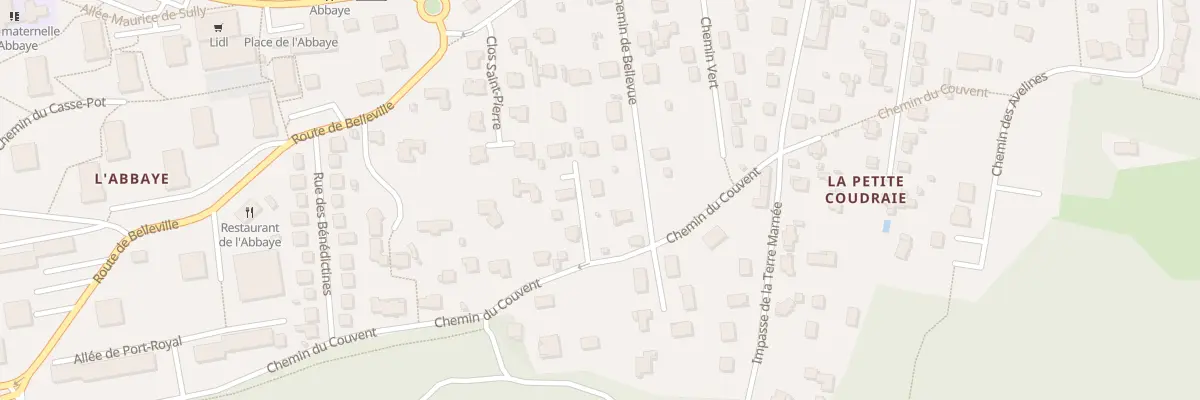 Plan du 33 Che du Couvent à Gif-sur-Yvette