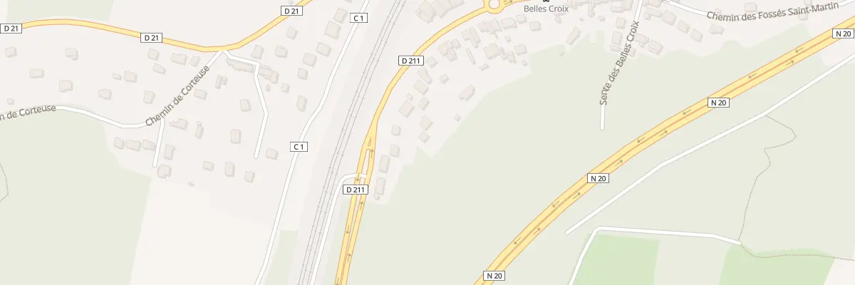Plan du 53T Rue des Belles Croix à Étampes