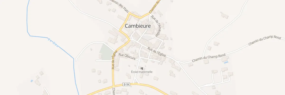 Plan du 18 Rue de l’Eglise à Cambieure