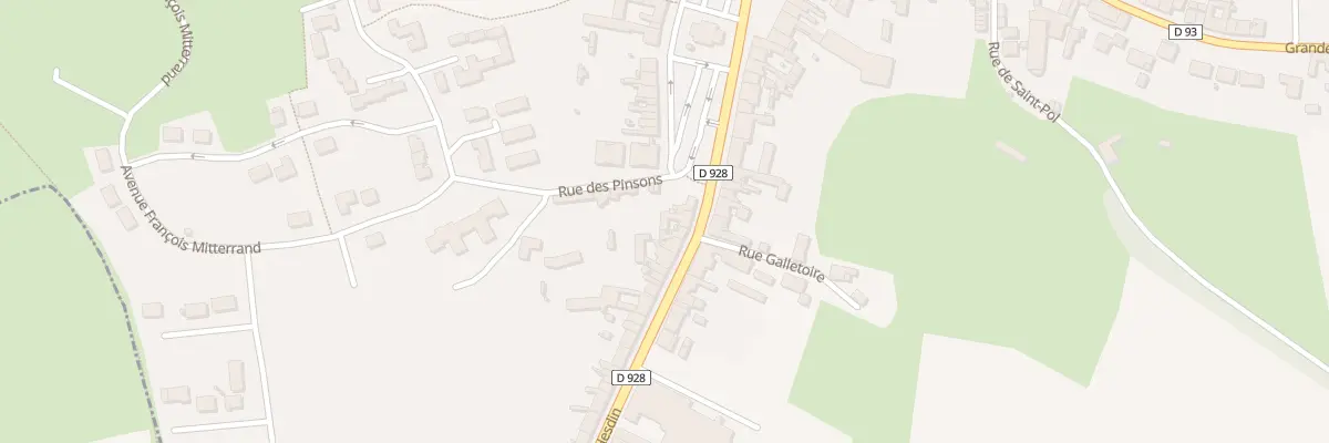 Plan du 6 Rue d’Hesdin à Fruges
