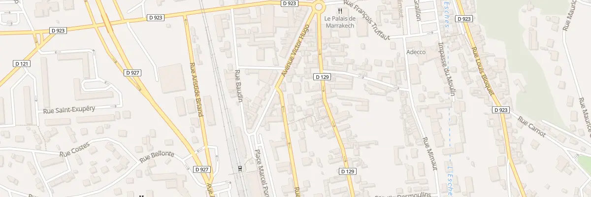 Plan du 3 Rue Paul V Couturier à Méru