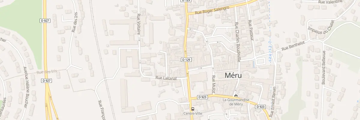 Plan du 80 Rue Martyrs Resistance à Méru