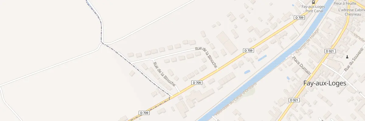 Plan du 5 Rue de la Binoche à Fay-aux-Loges