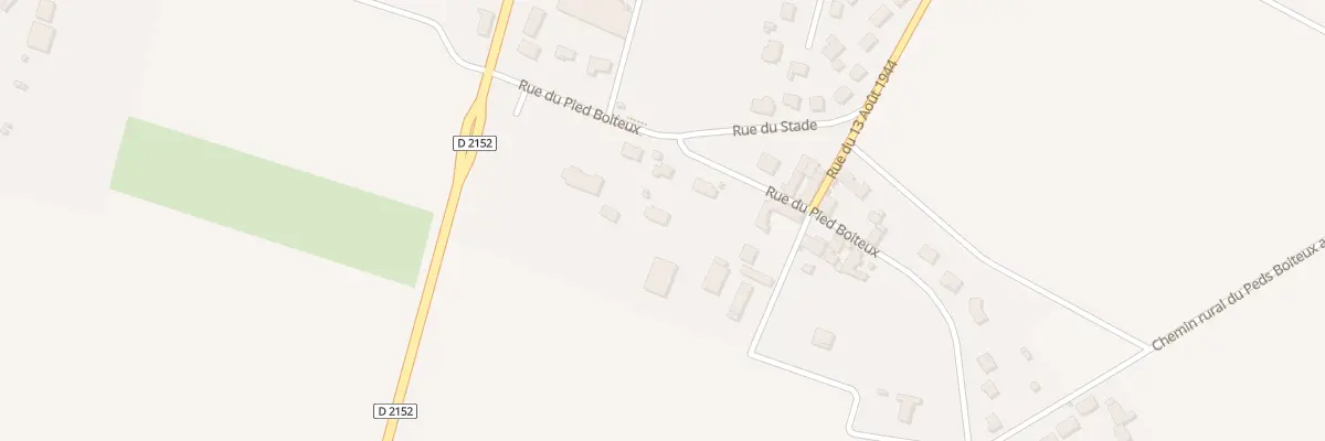 Plan du 4Q Rue du Pied Boiteux à Chilleurs-aux-Bois
