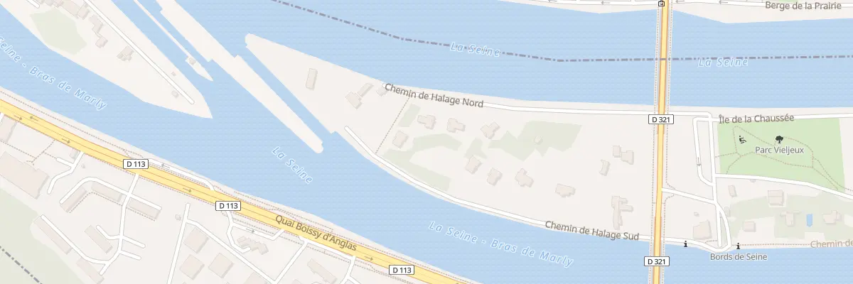 Plan du 9006 Ile Gautier à Bougival