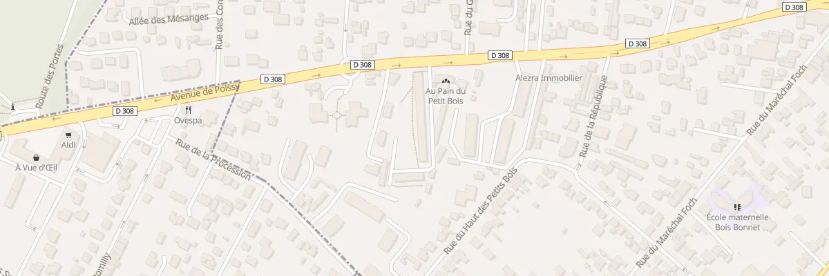 Plan du 93 Av General de Gaulle à Maisons-Laffitte