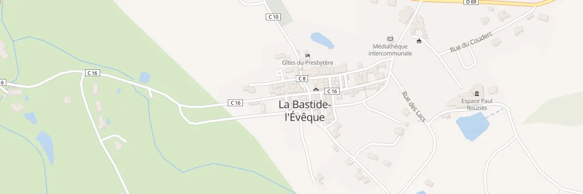 Plan du 5032 La Bastide l’Eveque au Bas Ségala