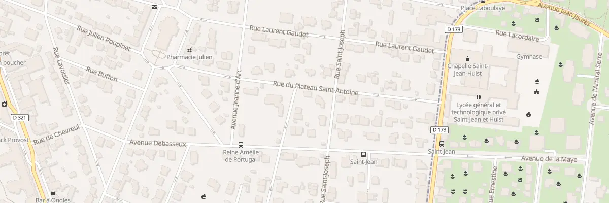 Plan du 13 Rue du Plateau Saint-antoine au Chesnay-Rocquencourt
