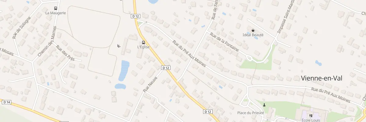 Plan du 43 Rue du Pré-aux-Moines à Vienne-en-Val