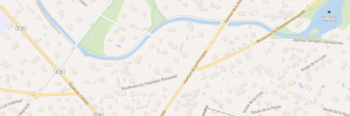 Plan du 49 Av Georges Clémenceau au Vésinet