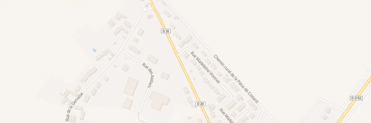 Plan du 2 Rue Madeleine Vionnet à Chilleurs-aux-Bois