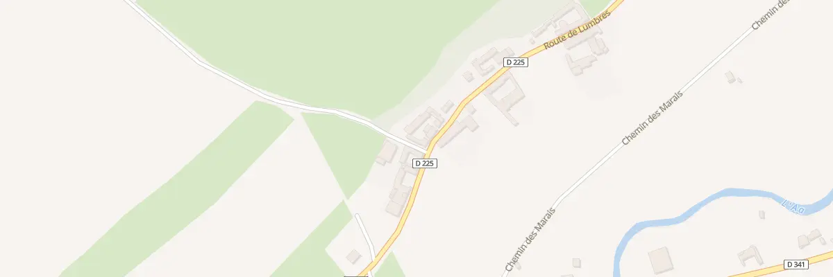 Plan du 13 Rte de Lumbres à Ouve-Wirquin