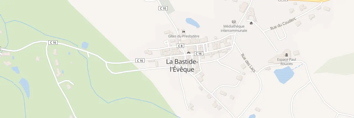 Plan du 5032A Le Bourg La Bastide-L’Eveq au Bas Ségala