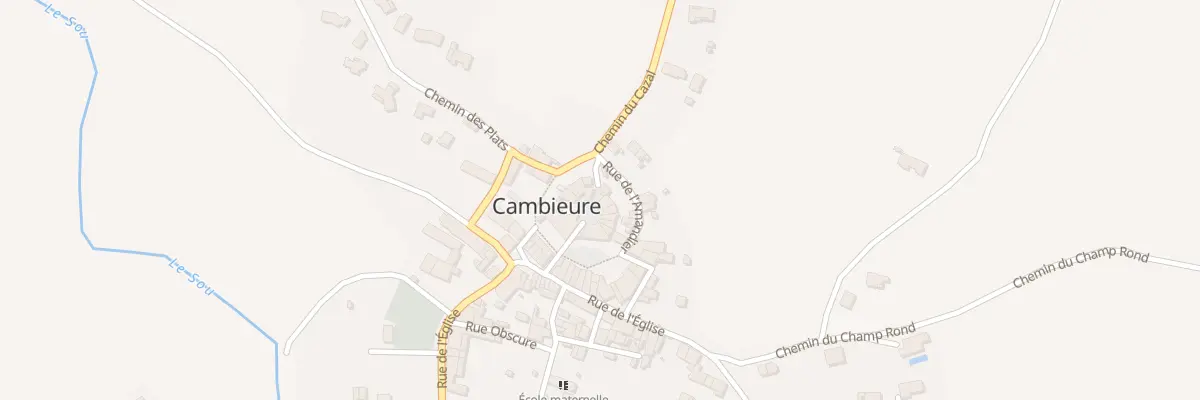 Plan du 22 Le Village à Cambieure