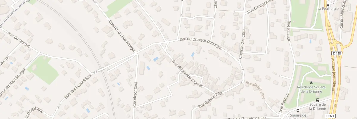 Plan du 14 Rue d’Estienne d’Orves à Bougival