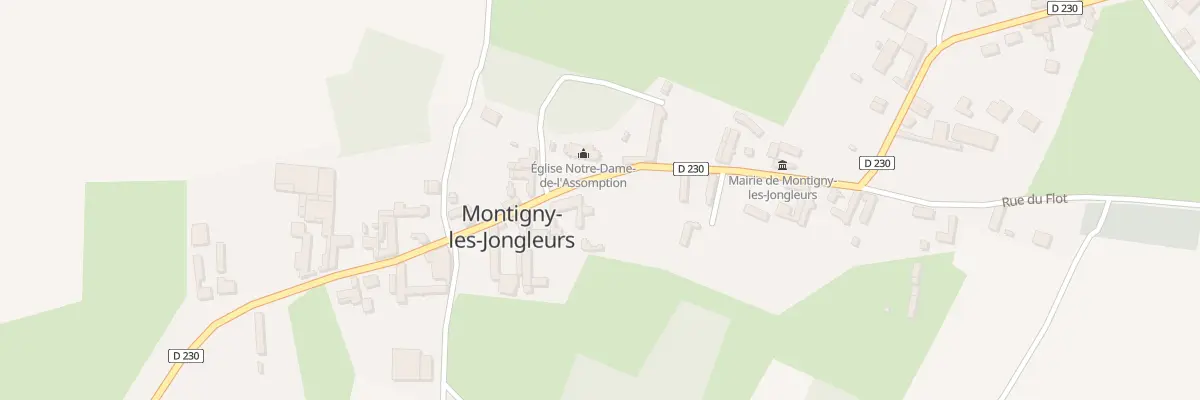 Plan du 22 Rue Principale à Montigny-les-Jongleurs