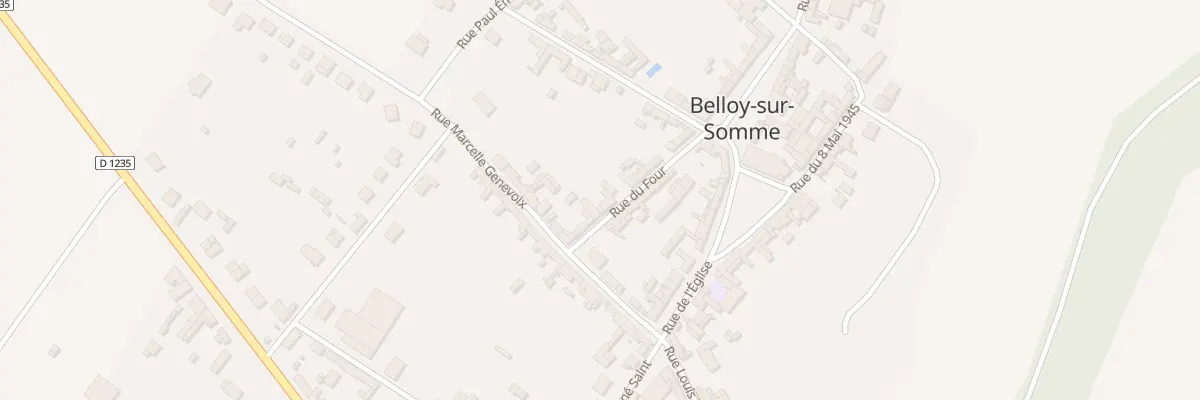 Plan du 12 Rue Dufour à Belloy-sur-Somme