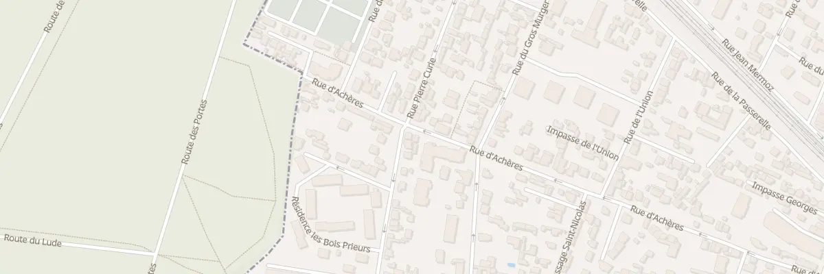 Plan du 117 Rue d’Achères à Maisons-Laffitte
