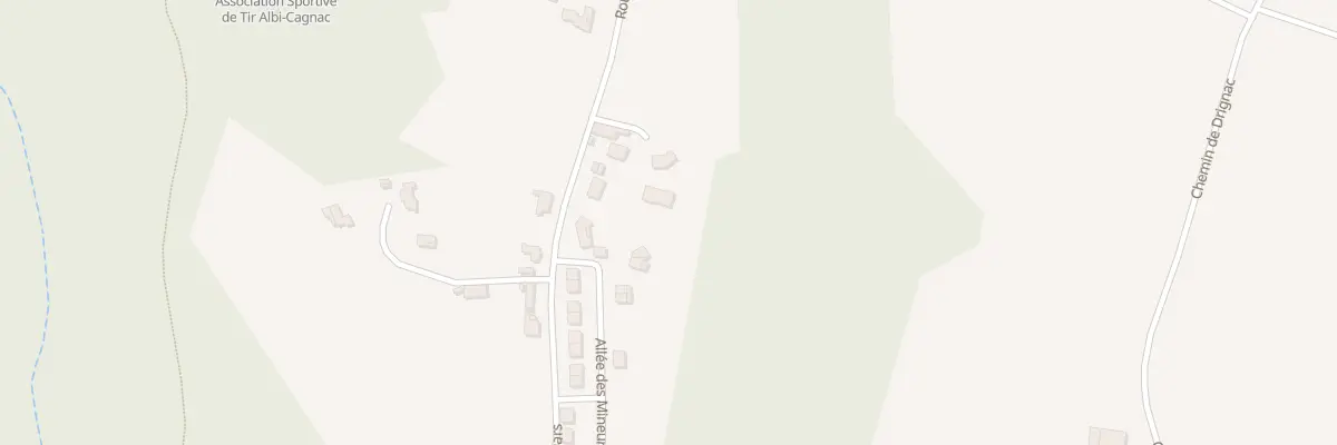 Plan du 91 Rte de Milhars à Cagnac-les-Mines