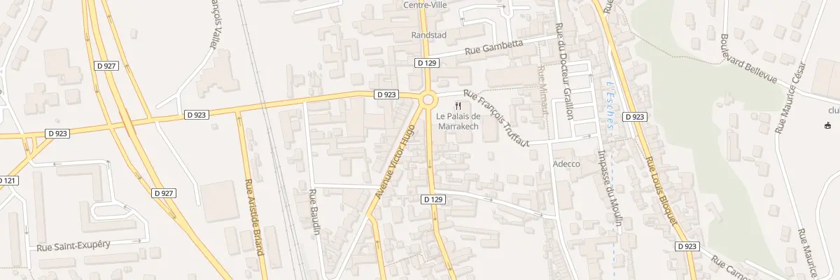 Plan du 4 Rue Anatole France à Méru