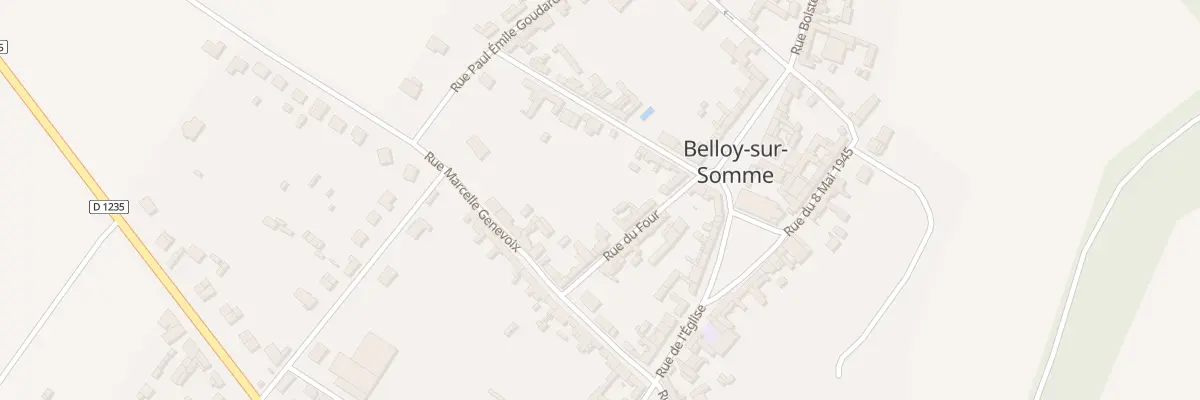 Plan du 8 Rue Dufour à Belloy-sur-Somme