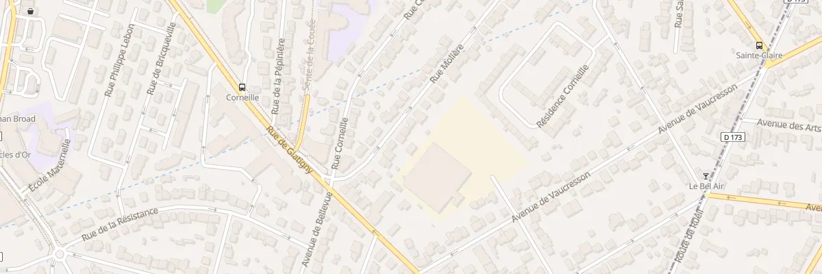 Plan du 16 Rue Molière au Chesnay-Rocquencourt
