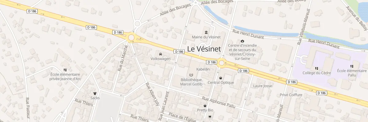 Plan du 61 Bd Carnot au Vésinet