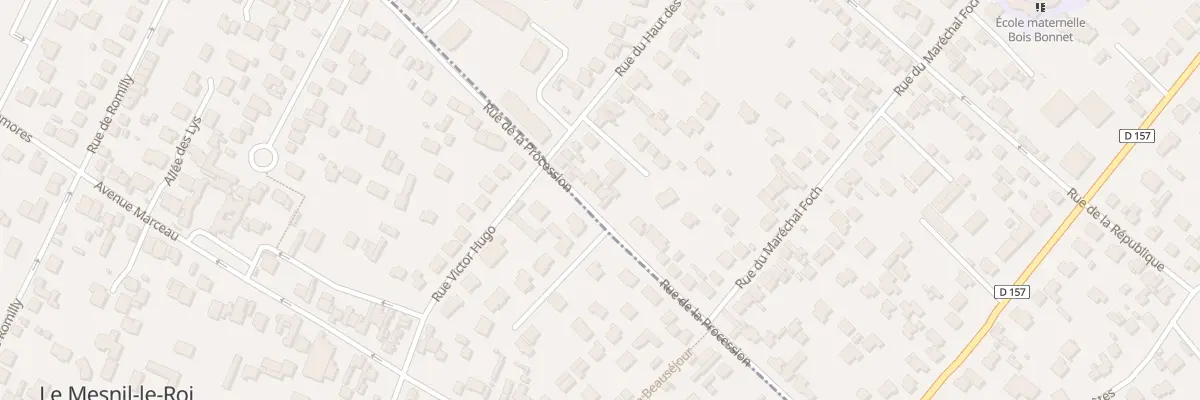 Plan du 40 Rue de la Procession à Maisons-Laffitte