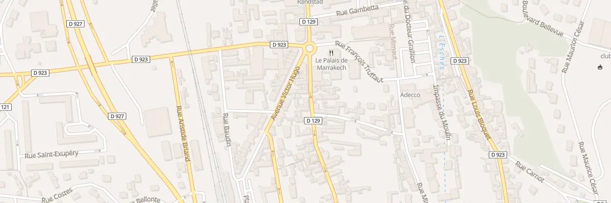Plan du 14B Rue Anatole France à Méru