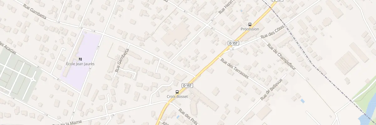 Plan du 4 Rue Gambetta au Mesnil-le-Roi