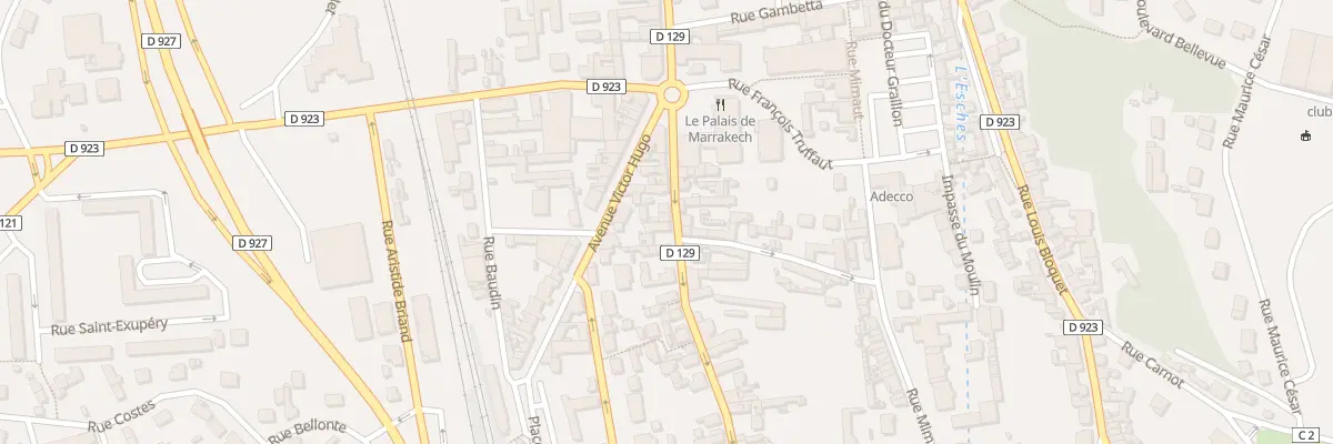 Plan du 16 Rue Anatole France à Méru