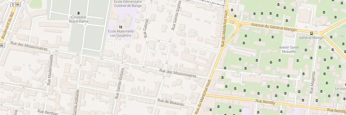 Plan du 20T Rue Sainte Sophie à Versailles