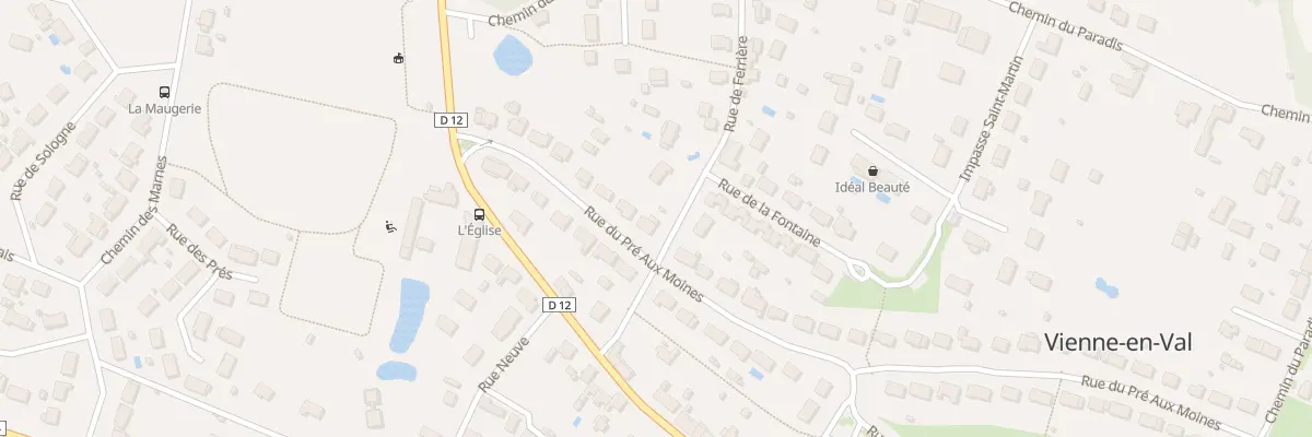 Plan du 46 Rue du Pré-aux-Moines à Vienne-en-Val