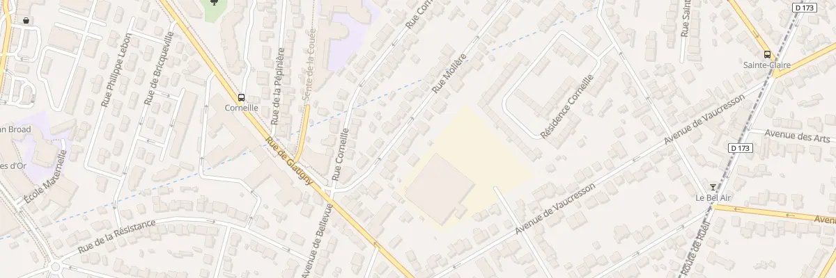 Plan du 18 Rue Molière au Chesnay-Rocquencourt