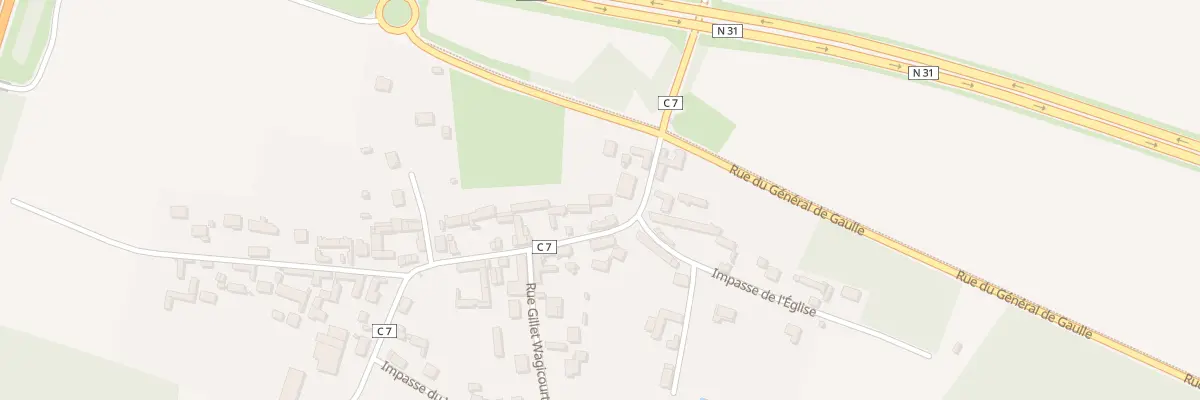 Plan du 19 Rue Aimé Besnard Wagicourt à Therdonne