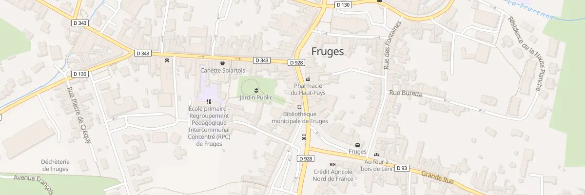 Plan du 3 Rue du Maréchal Leclerc à Fruges